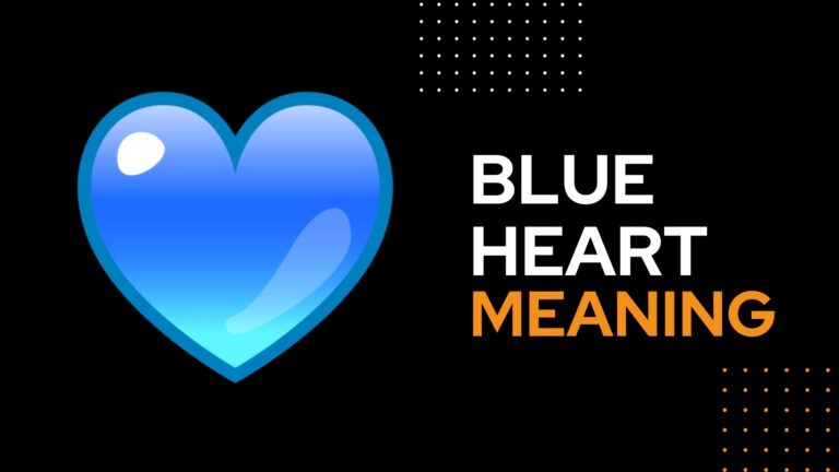 Blue Heart Meaning: 💙