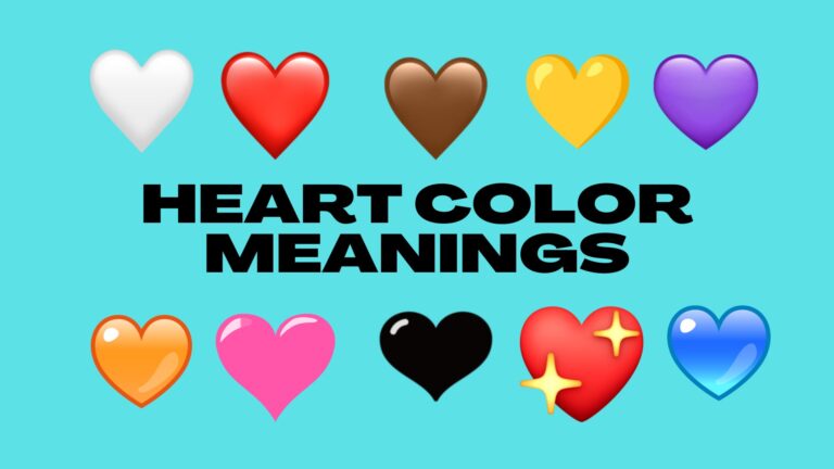 9+ Heart color meanings(❤🧡💛💚💙💜🤎🖤🤍) Love Gesture