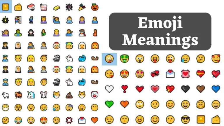 Emoji Meanings: Lovable meaning of emoji