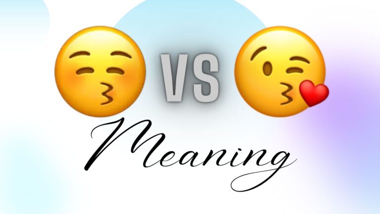 😚 vs 😘 meaning: 😚 meaning (Kissing emoji) LOVE