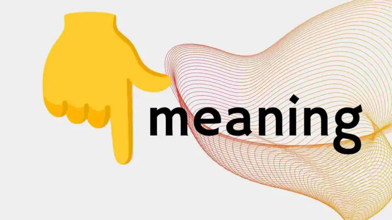 👇 meaning: Downward