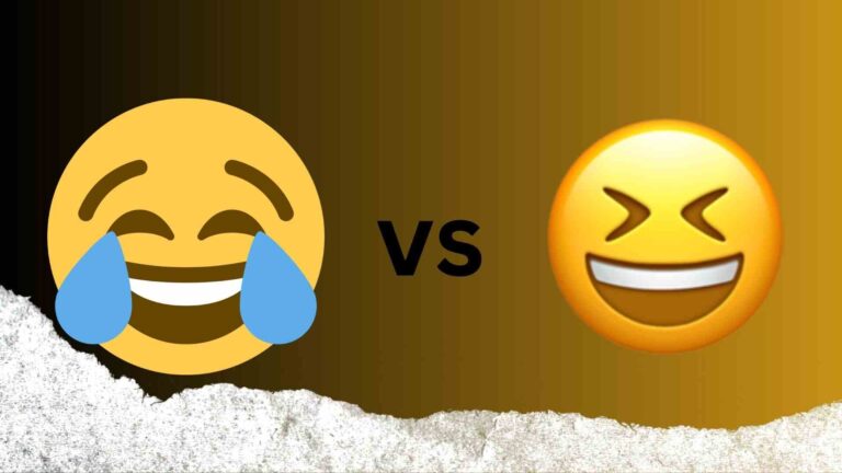 😂 vs 😆: A Comparison of Laughter Emojis