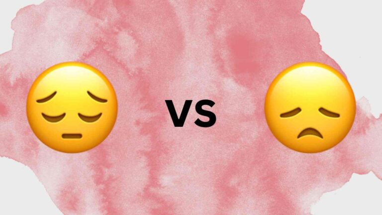 😔 vs 😞: A Comparison of Sad Expression