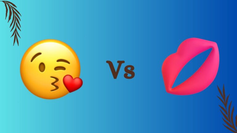 😘 vs 💋: A Comparison of Kissing Emojis