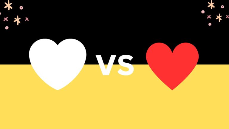 🤍 vs ❤: Purity VS Love