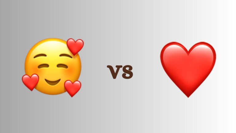 🥰 vs ❤: A Comparison of Loving Emojis