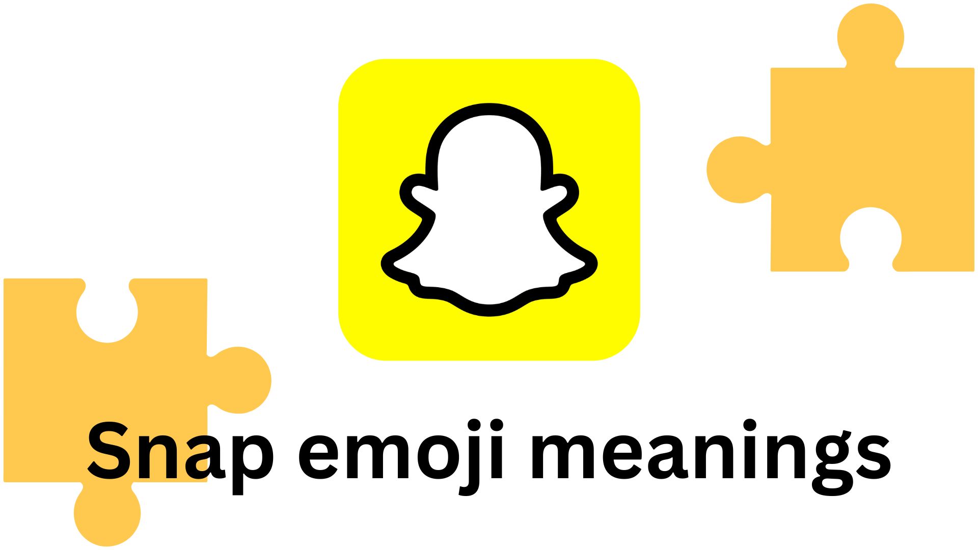 Snap emoji meanings