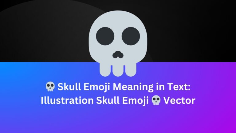 💀 Skull Emoji Meaning in Text: Danger